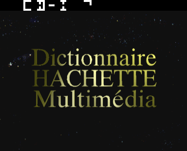 Encyclopaedia Hachette Title Screen